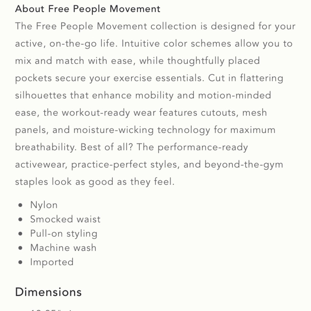 Free People Movement The Way Home Short - Picture 5 of 6